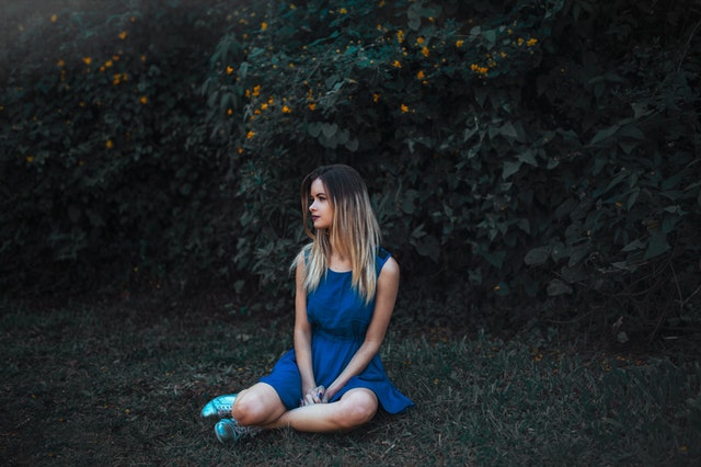 sonhar com vestido azul